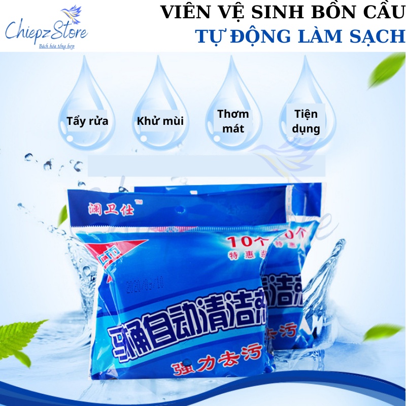 Viên vệ sinh bồn cầu đa dụng - Tự động làm sạch