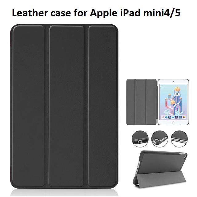 Bao da cho máy tính bảng nắp gập thông minh cho iPad Mini 5 mini 4 mini 2019