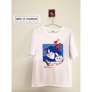 {SIÊU Quà TẶNG từ 300k}Áo Thun Unisex Nam Nữ[CÓ HÌNH ẢNH VIDEO THẬT]Form Rộng Tay Lỡ Thời Trang TOM AND JERRY Cool