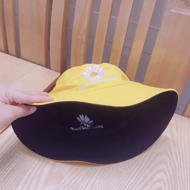 Nón Tai Bèo 2 Mặt Hoa Cúc (Nhiều Màu)