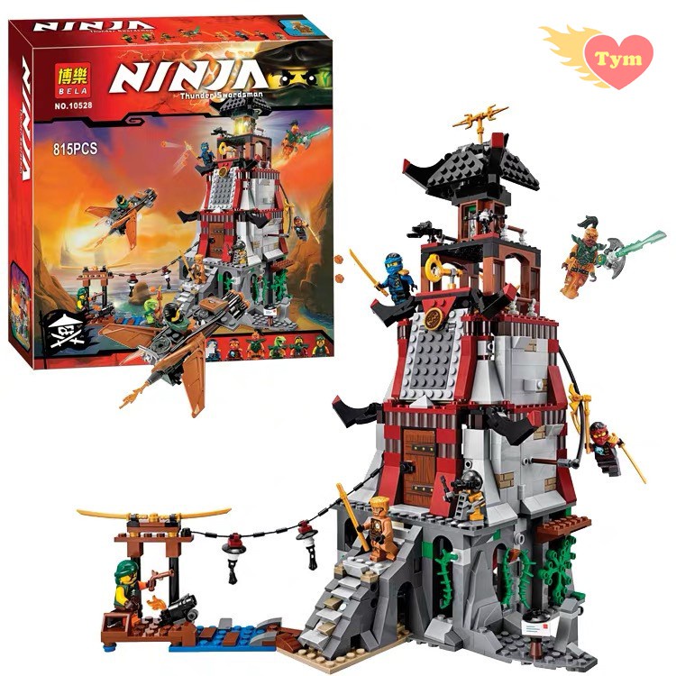 [Ảnh thật] Lắp ráp xếp hinh Lego Ninjago Bela Lari 10528 LELE 79346 lep..in 06037 : Cuộc Chiến Ngọn Hải Đăng The Lightho