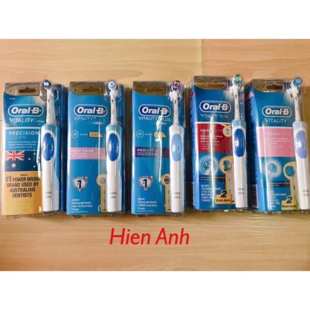 Bàn chải điện Oral B Úc