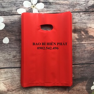 Túi hột xoài PE bóng dẻo màu đỏ