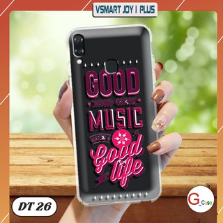 Ốp lưng VSMART JOY 1 PLUS dẻo trong in hình