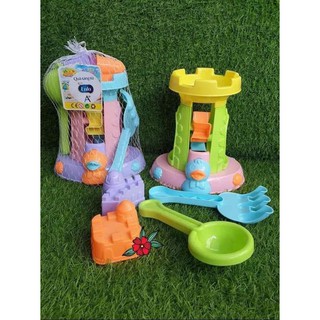 BỘ ĐỒ CHƠI XÚC CÁT ĐI BIỂN CÓ GUỒNG QUAY, SIZE LỚN- HÀNG KM ENFA