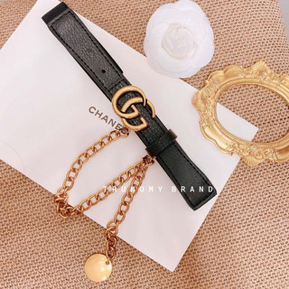 Đai lưng váy kèm dây xích bản 3.0 cm - Trumomy
