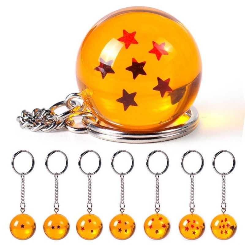 Móc Khóa Hình Quả Cầu Pha Lê Ngôi Sao Thời Trang 1-7
