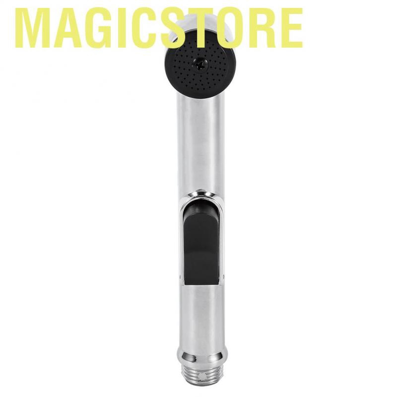 Magicstore Home Bathroom Handheld Portable Chrome Plated ABS Shattaf Toilet Bidet Shower Spray