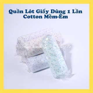 Quần Lót Cotton Giấy Kháng Khuẩn,Mềm Mại,Thoáng Khí Mặc Một Lần Dùng Trước Và Sau Sinh,Set 5 Cái (LOẠI 1)