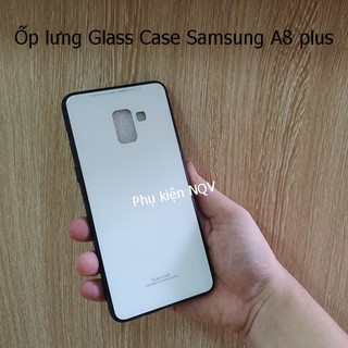Samsung A8 plus|| Ốp lưng GLass Case Samsung A8 plus