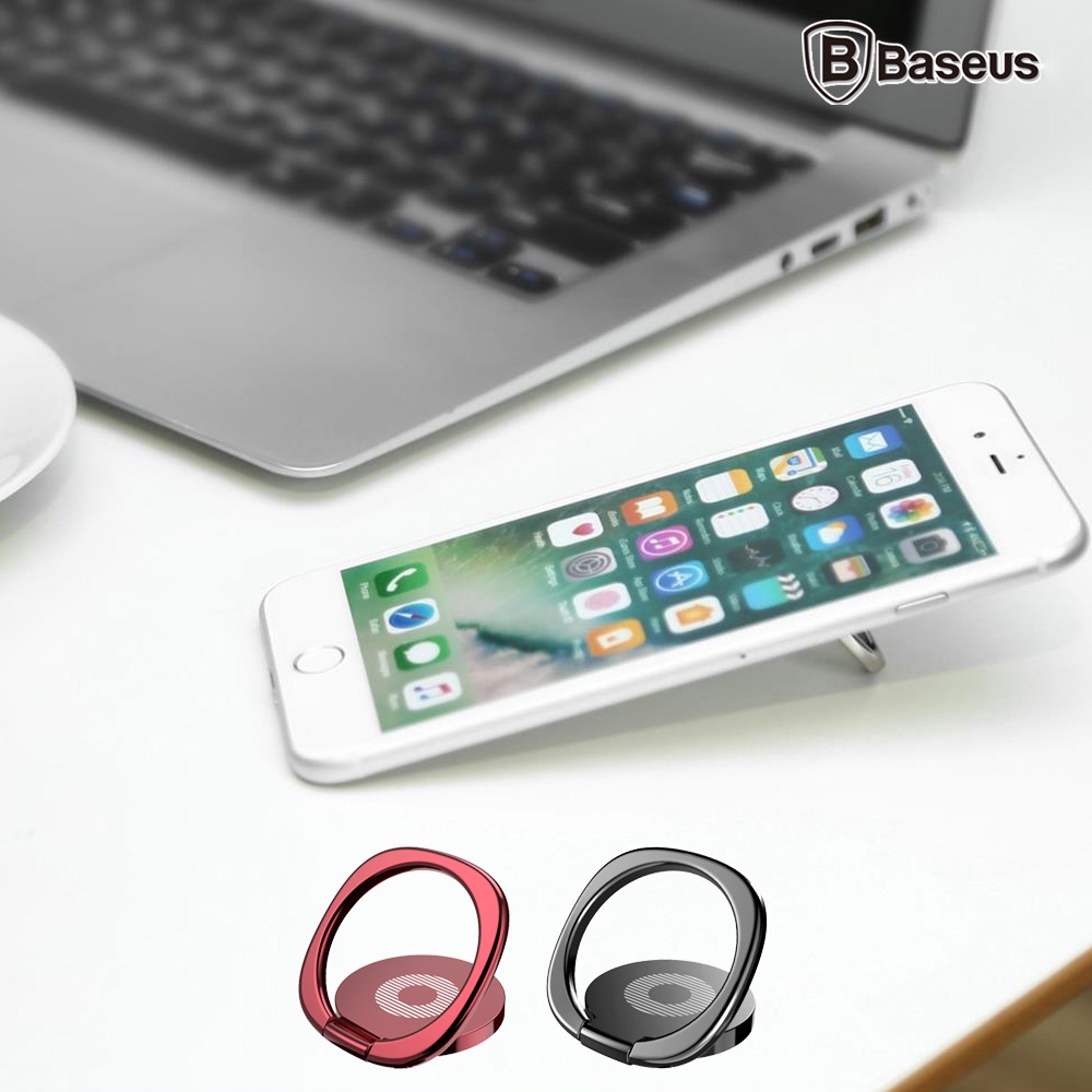 Giá đỡ iRing xoay 360 độ hiệu Baseus Desktop Bracket cho điện thoại Lực hút nam châm mạnh mẽ - hàng chính hãng