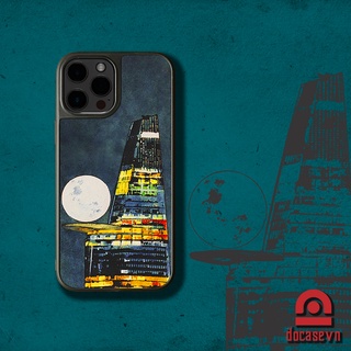 Ốp da Đỏ Case - mẫu Bitexco - Ốp iphone/samsung - Docase.vn
