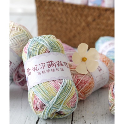 [Bảng màu 101-120] Len Baby Yarn LOANG- Len cho bé - Móc thú siêu đẹp