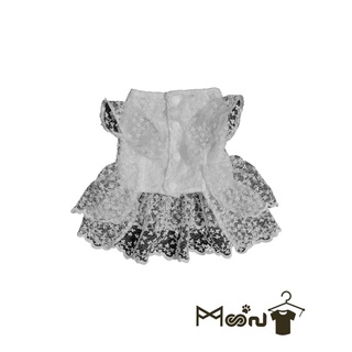MOON | Váy Ren Hoa Nhí Xoè Bồng Cánh Tiên Cho Thú Cưng