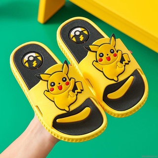 Dép Đi Trong Nhà Chống Trượt Hình Pikachu Dễ Thương Cho Bé