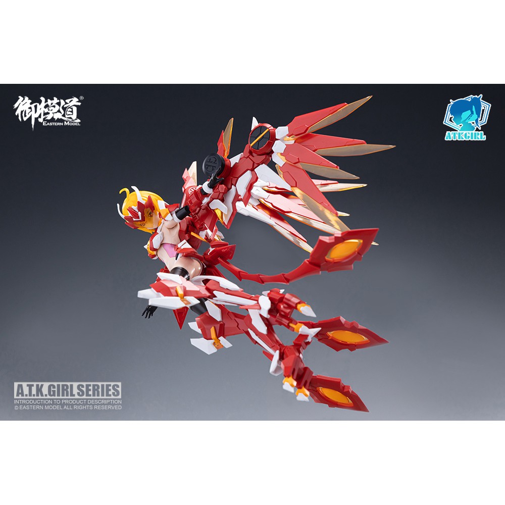 Mô hình lắp ráp Figure ATKGIRL 07 Four Saint sacred beasts Suzaku - Eastern Model