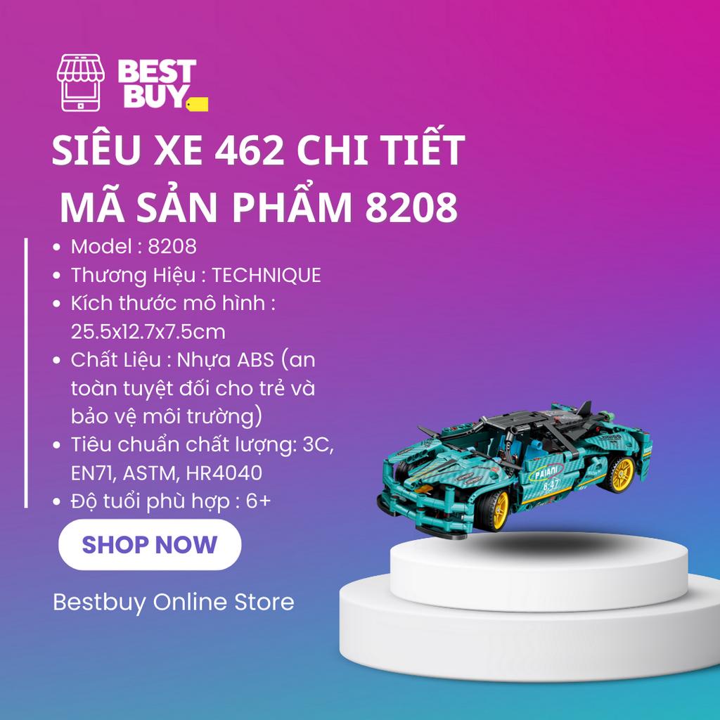 Mô Hình Lắp Ráp Siêu Xe 462 Chi Tiết Mã Sản Phẩm 8208