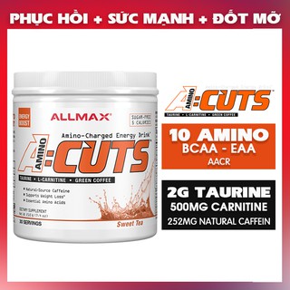 Amino Cuts bổ sung BCAA + 10 AMINO hỗ trợ phục hồi cơ bắp và đốt mỡ (30 Lần dùng)
