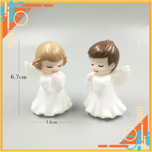 Cặp đôi thiên thần [SIÊU HOT] trang trí, đồ chơi, phụ kiện sinh nhật, trang trí bánh kem, bánh sinh nhật.