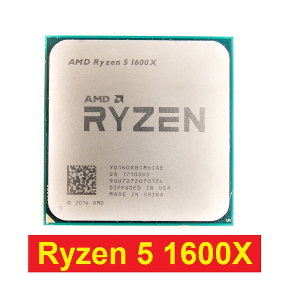 CPU AMD RYZEN 5 1600 và Ryzen 5 1600X, 6 nhân 12 luồng, hàng cũ tháo máy | BigBuy360 - bigbuy360.vn