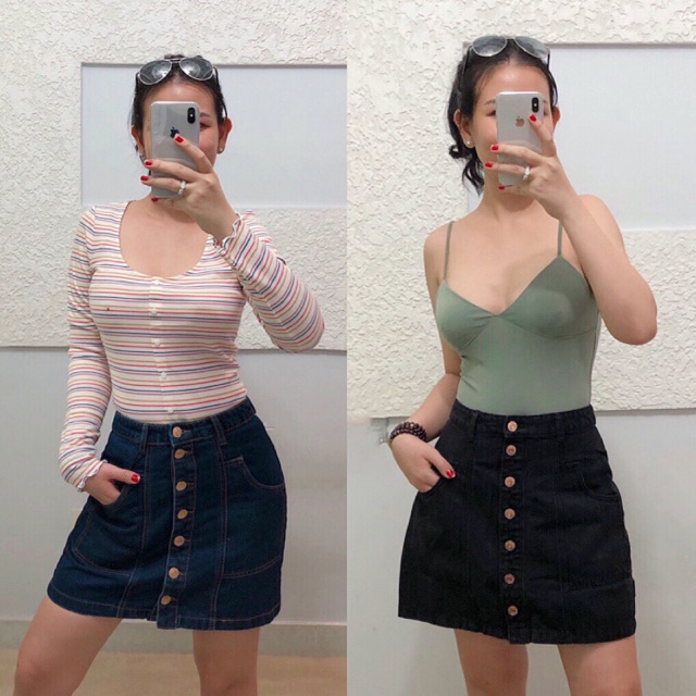 ❤️❤️ CHÂN VÁY JEAN STRADIVARIUS