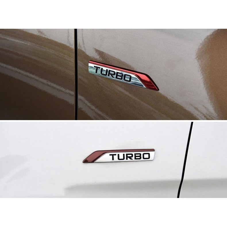 Tem Logo Turbo Dán Xe ô Tô (mẫu 2) MS-107