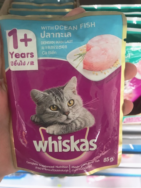 Pate cho mèo Whiskas các loại