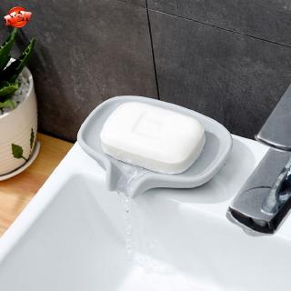 Khay Đựng Xà Phòng Bằng Silicone Thiết Kế Thoát Nước Tiện Dụng Cho Phòng Tắm/ Phòng Tắm