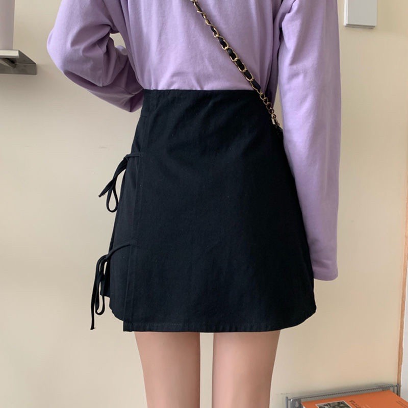 Chân váy ngắn thiết kế có nơ buộc phong cách Hàn Quốc -843 | BigBuy360 - bigbuy360.vn