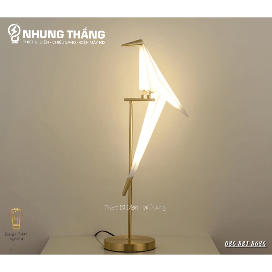 Đèn Cây Đứng Chim Hạc Cao Cấp DB-C1 - Cao 82cm - Kiểu Dáng Sang Trọng - Trang Trí Phòng Khách,Phòng Ngủ,Đọc Sách