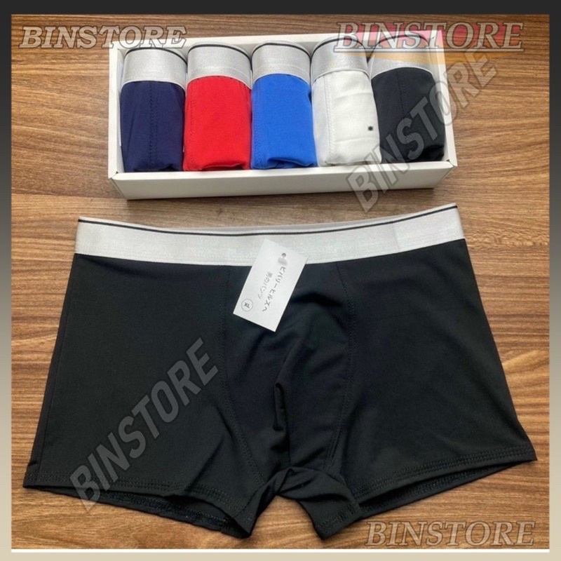 combo quần sịp  đùi nam cạp trơn, chất vải thun lạnh, không nhăn, không xù, ko bay màu, mặc mát,thoáng khí  co giãn nhẹ