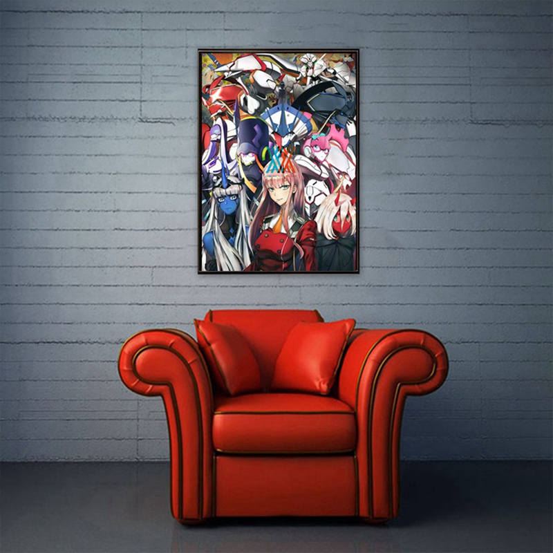 Tmdbyx Poster Nhân Vật Hoạt Hình Darling In The Franxx 02 Trang Trí Nội Thất