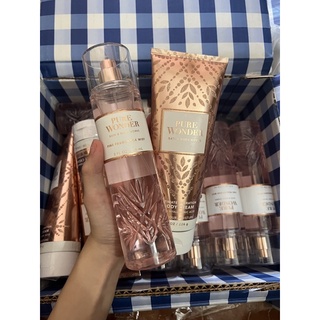 Pure Wonder Bath&body works bbw xịt thơm & dưỡng thể