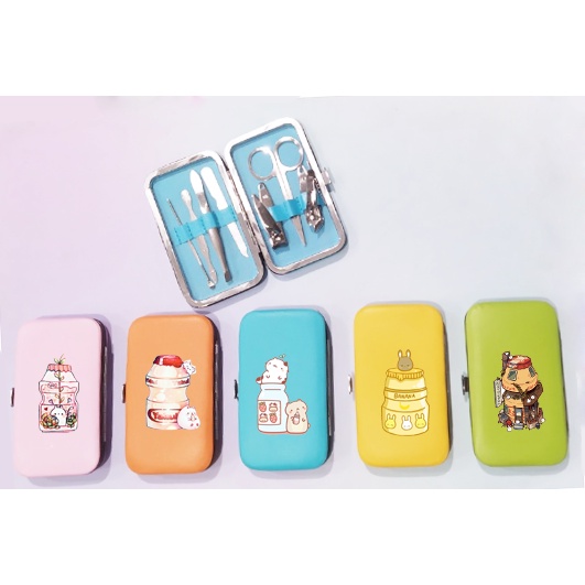set bấm móng tay yakult BMTI39 bộ dụng cụ làm móng mini đa năng cute dễ thương
