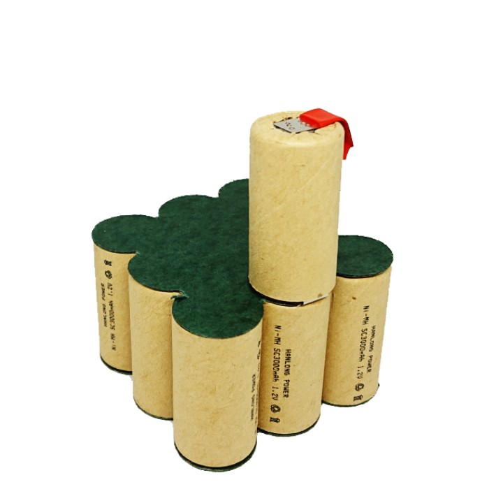 Gói cell pin mới NiMH 12v 3400mAh - National