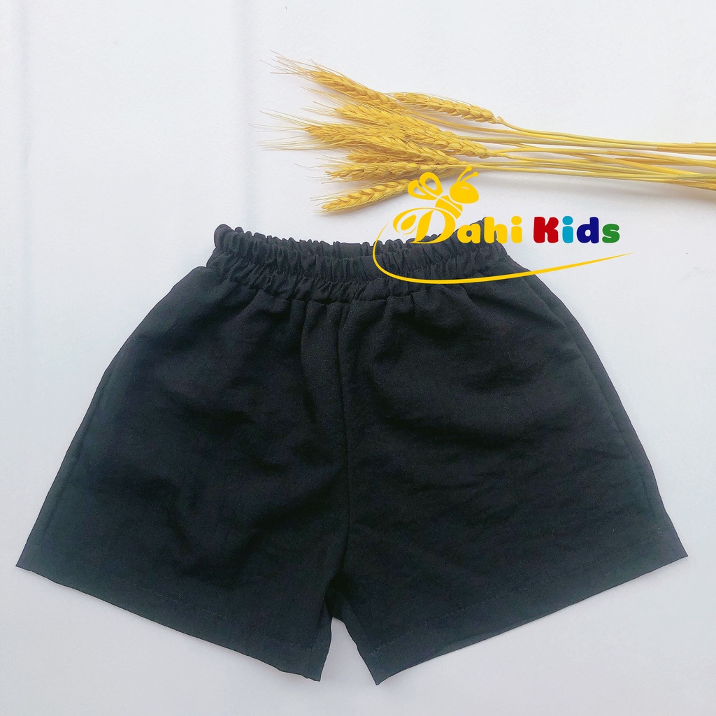 [ Rẻ Mát QĐ01 ] Quần Đùi Đũi Mát Nhẹ Mùa Hè Cho Bé Trai Bé Gái Size 10 - 35KG