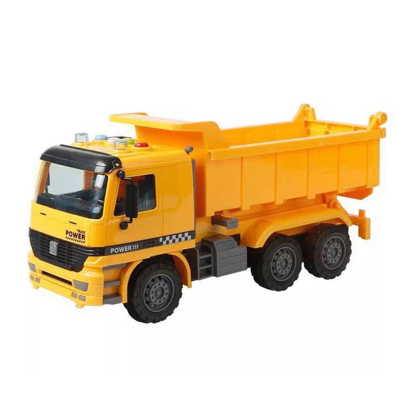 Mô hình xe ben, xe kỹ thuật ngoài công trường tỷ lệ 1:16