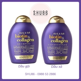 Bộ dầu gội xả Biotin & Collagen 385ml/chai