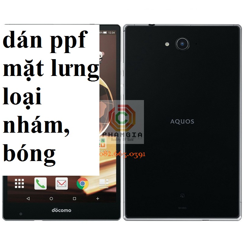 Dán mặt lưng PPF, carbon Sharp Aqous Pad SH05G chống trầy xước