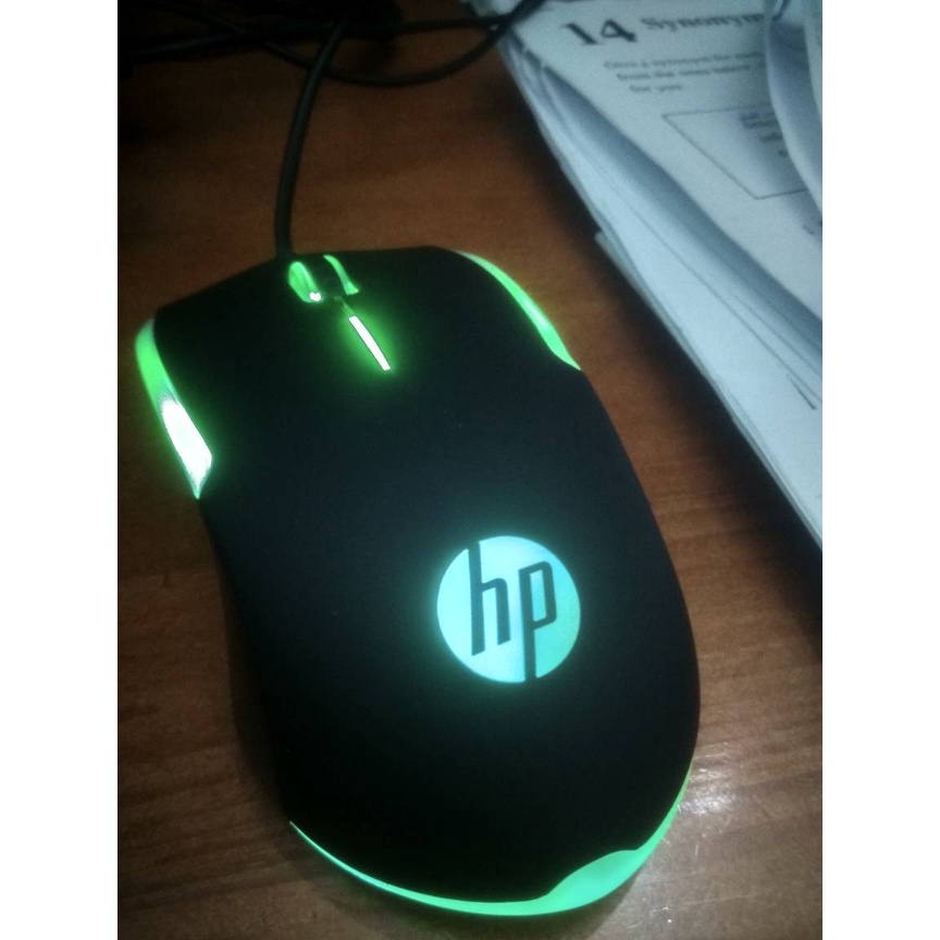 (Mới) Chuột Gaming Có Led Đẹp Mouse Hp M160 Gaming Led Rgb Có Dây USB Chính Hãng