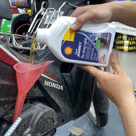 Dầu Nhớt Shell Advance Xe Công Nghệ Bảo Vệ Động Cơ Tiết Kiệm Nhiên Liệu