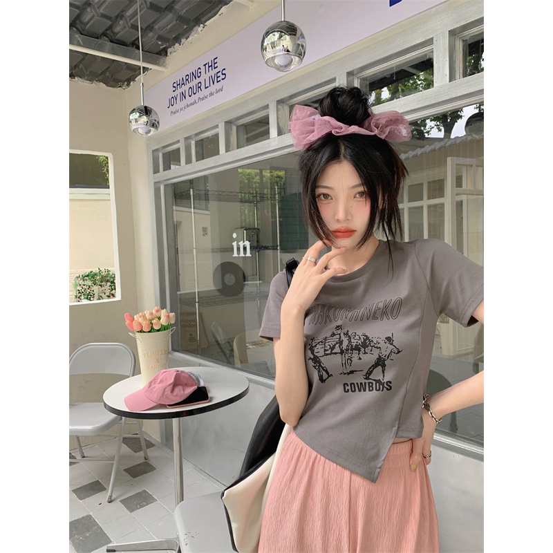 Áo Thun NgắN Tay In HìNh Cô GáI JL-TX-389