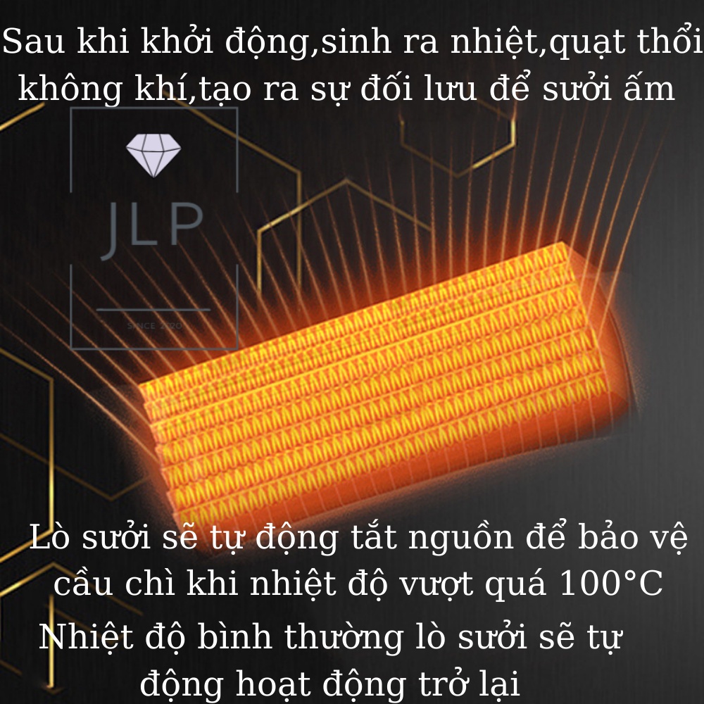 Quạt sưởi ấm đă năng, máy sưởi mini mùa đông mẫu mới, tiết kiệm điện, an toàn khi sử dụng - BẢO HÀNH 12 THÁNG