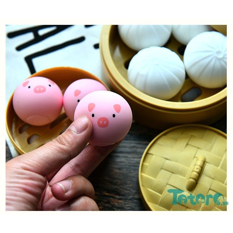 Đồ Chơi Mô Phỏng Thịt Nướng Bánh Bao Dễ Thương Xinh Xắn