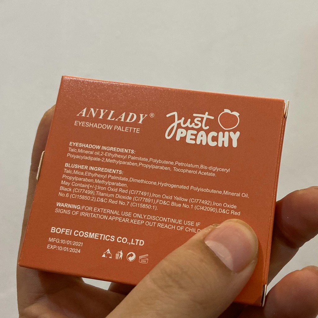 Phấn Mắt 5 Ô Just Peachy ANYLADY Mã NO.834 | BigBuy360 - bigbuy360.vn