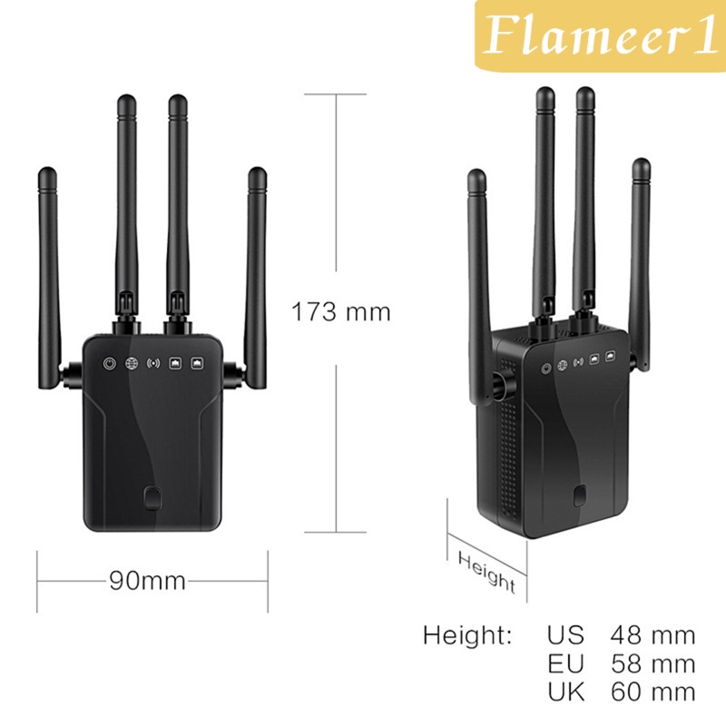 1 Bộ Khuếch Đại Tín Hiệu Wifi 4 Ăng Ten Phích Cắm Uk | BigBuy360 - bigbuy360.vn