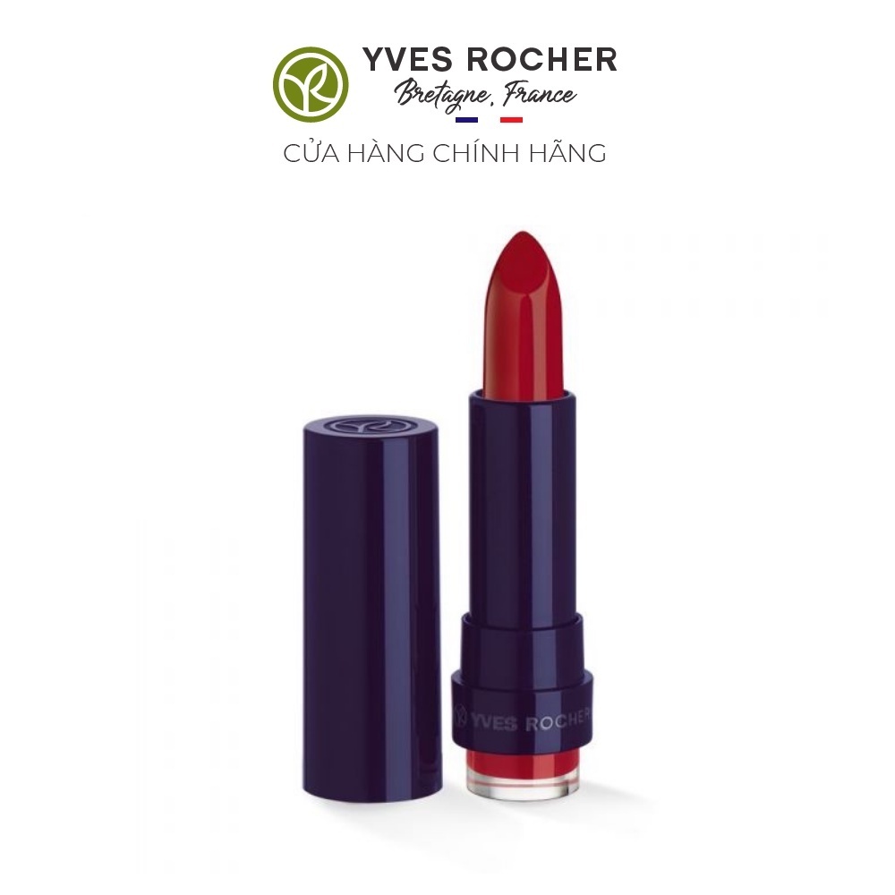 [COSYVES40 giảm 8% đơn 250K] Son Môi Yves Rocher Rouge Brilliant Vertige Shine Lipstick 18 3,5g