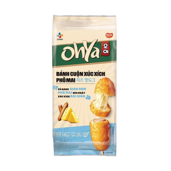Bánh cuộn xúc xích phô mai Ohya CJ Foods