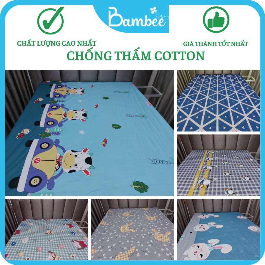 Chống Thấm Cotton Nệm Cao 5cm - 25cm