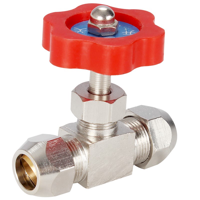 Van điều khiển lưu lượng khí CNZG bằng đồng mạ niken 6mm 8mm 10mm 12mm 1/8&quot; 1/4&quot; tiện lợi